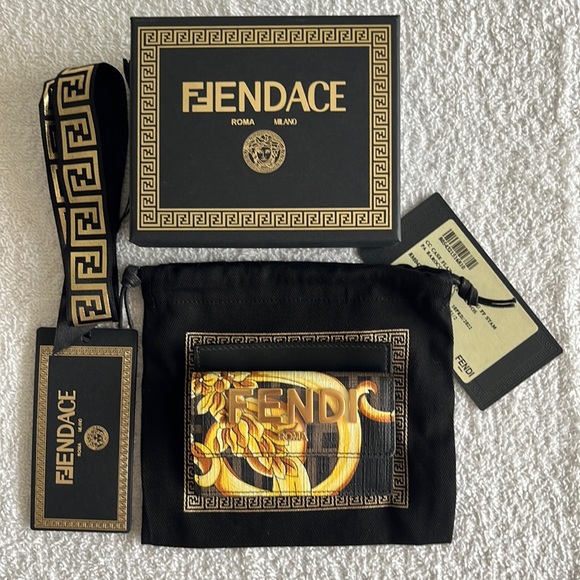 Fendi x Versace Fendace Card Case Holder